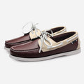 Sailboat shoes men's genuine leather casuallow ankle men's shoes second layer cowhide classic men's shoes easiest for match hand-stitched driving shoes
