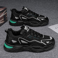 Men's shoes 2025 new trendy spring breathable athletic casual shoes running versatile student mesh height increasing chunky sneakers