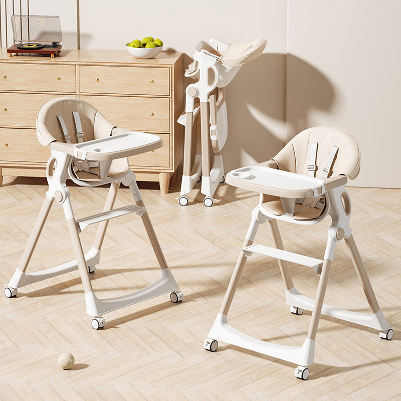 New baby high chair - multifunctional, portable, anti-tip, and grow-with-me design for home use