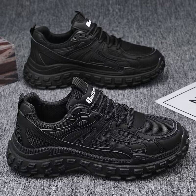 Dad shoes 2025 spring mesh breathable wear-resistant casual shoes anti-slip tire sole athletic running shoes cross-border men's footwear