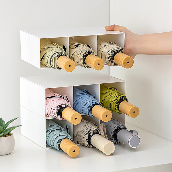 Umbrella storage household entrance simple, no punching wall-mounted storage box, umbrella drain rack at the entrance