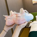 New women's yeezy-style sneakers: trendy korean design, lightweight, breathable mesh, perfect for running and everyday wear
