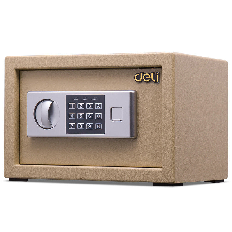 Deli office safe, office commercial household small mini safe, electronic password anti-theft safe deposit box