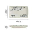 Chinoiserie creative for home ceramic tableware dish high-looking ceramic flavor dish vinegar dish dipping dish underglaze side dish