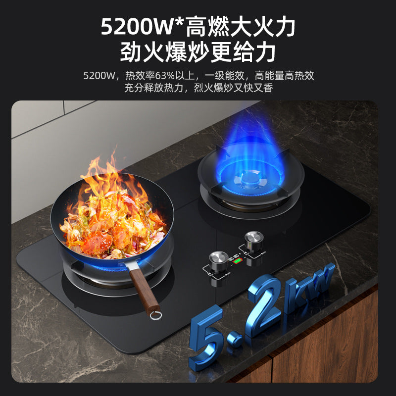German genuine 580g pure copper fire cover silent fierce fire stove for home natural gas double stove liquefied gas timing stove