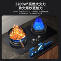 German genuine 580g pure copper fire cover silent fierce fire stove for home natural gas double stove liquefied gas timing stove