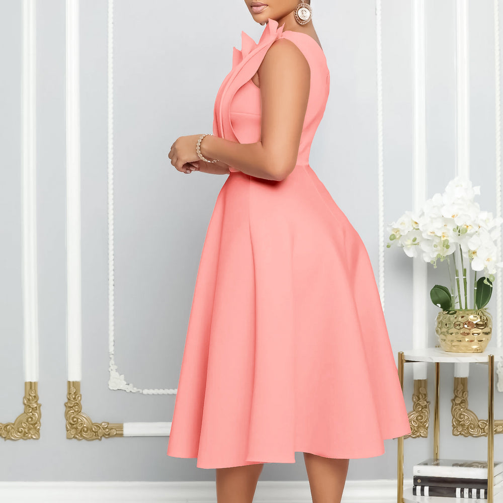 D3200 plus size women's summer sexy asymmetrical neck ruched high waist evening gown party dress - cross-border dress