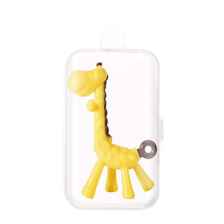 Baby Toothpaste Baby Silicone Teeth Grinding Toys Food Grade Silicone Bite Le Boiled Children's Soothing Toys