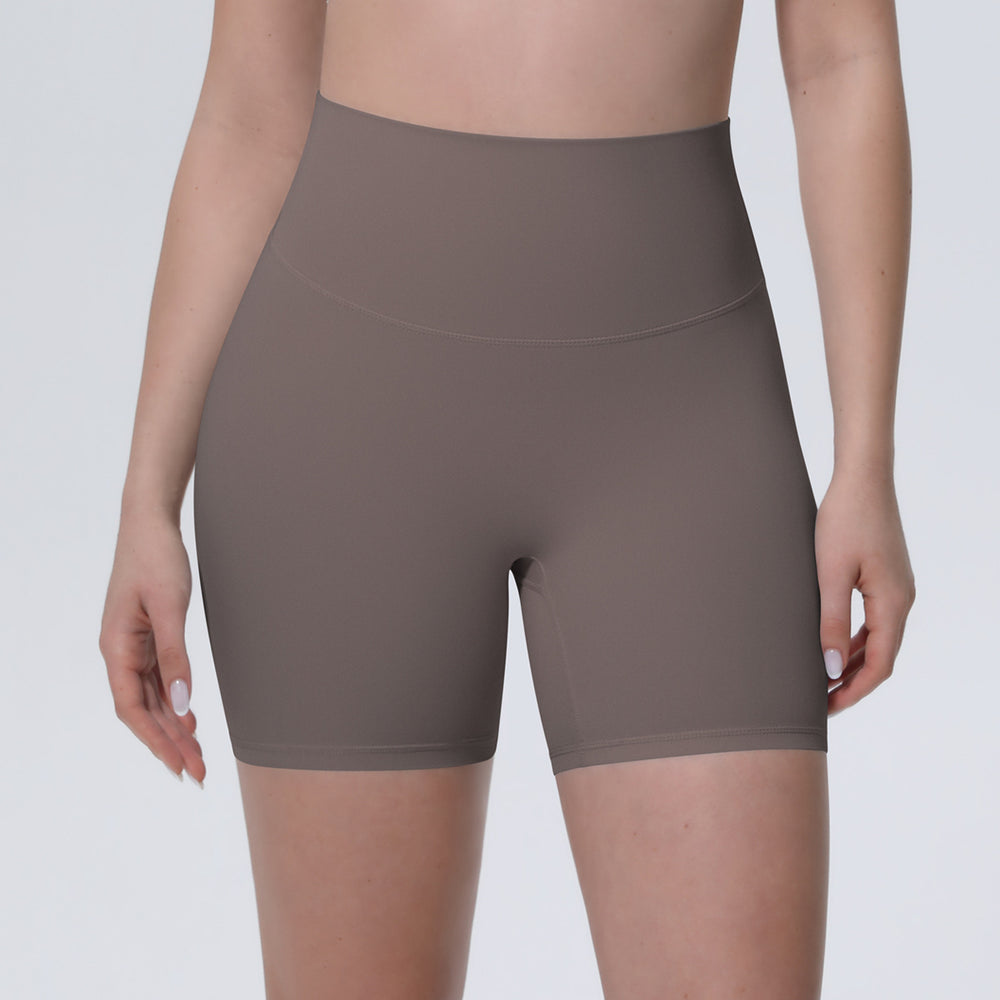New arrival: lightweight, ice-silk, skin-friendly, breathable, compression solid color yoga pants - perfect for running, fitness, and yoga. available in 3/4 length shorts