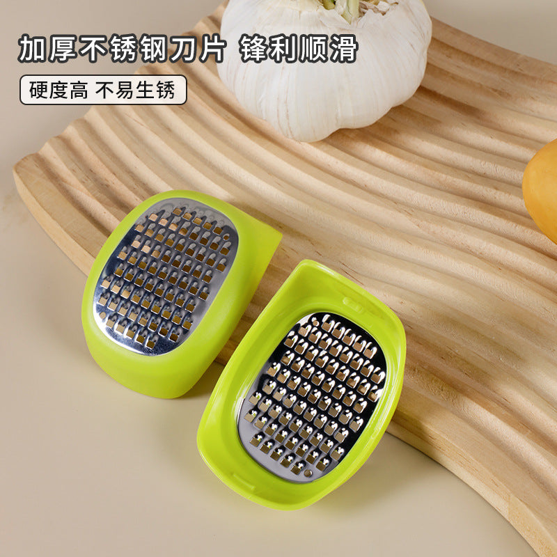 Stainless steel ginger grater multifunctional vegetable slicer fruit garlic masher kitchen home creative handheld grater