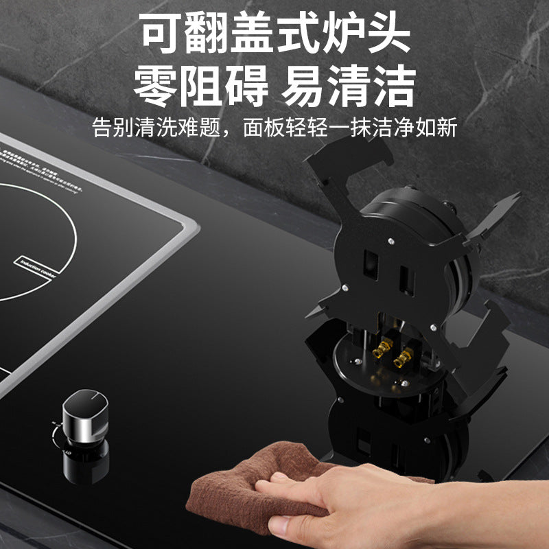 Wholesale royalstar gas stove double stove for home gas electric stove embedded induction cooker all-in-one gas electric stove gas stove