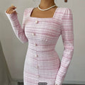 summer european and american  new arrival: slim-fit, figure-flattering, and elegant party dress