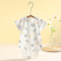 Baby short-sleeved romper, summer romper, triangle romper, newborn summer pajamas, baby onesie