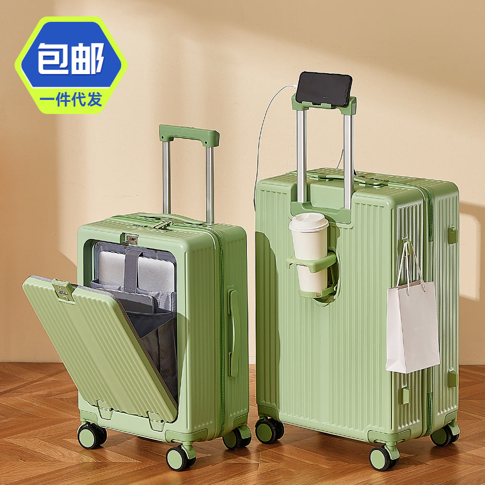 One piece is free shipping, spot delivery, multi-functional suitcase 20-inch boarding case, suitcase 24-inch universal wheel trolley case.