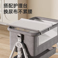 Baby crib - portable, foldable, multi-functional bassinet - newborn & toddler convertible bed