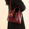 High-end 2025 new red bridal bag - versatile everyday use, commute-friendly mother-child bag, shoulder bag, crossbody bag, handbag, wedding bag