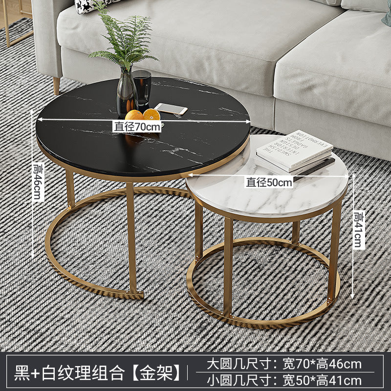 Coffee table living room for home round table small apartmentaccessible luxurycasual modern new arrival sofa coffee table balcony