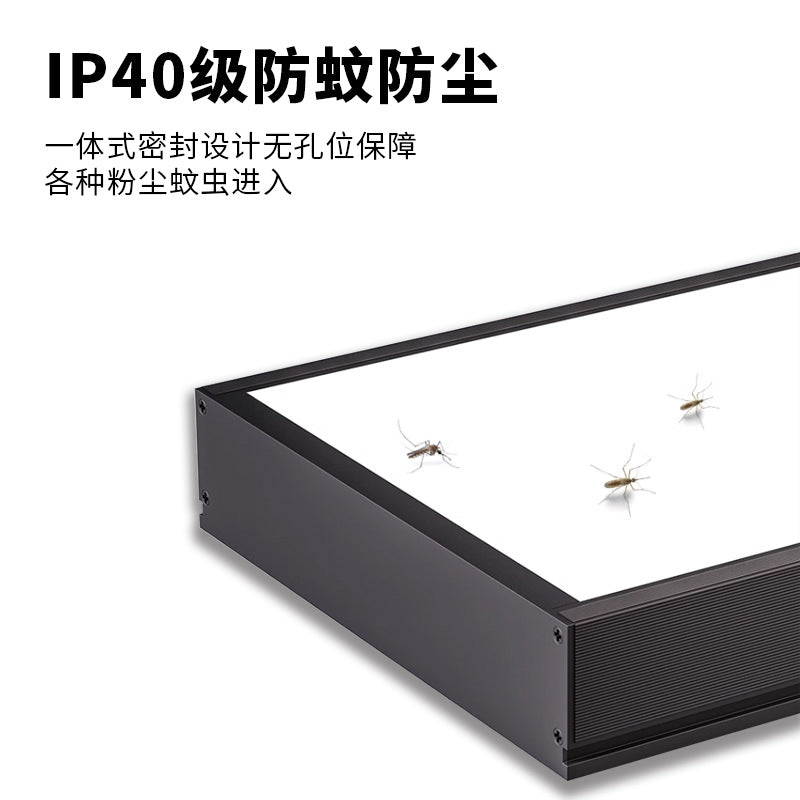 LED strip light gym supermarket restaurant office chandelier lighting modern commercial ceiling chandelier office light