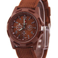 fashion nylon strap men's watch, canvas strap military watch, trendy luminous hand sports watch, unisex watch