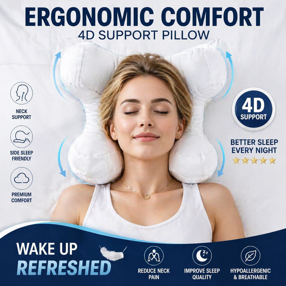 Neck massage pillow - home use, relieves shoulder and neck pressure, beauty pillow, neck support, gravity acupressure cervical pillow, body pillow core