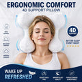 Neck massage pillow - home use, relieves shoulder and neck pressure, beauty pillow, neck support, gravity acupressure cervical pillow, body pillow core