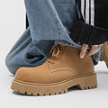 Derby shoes springnew arrivalhigh-top thick sole big toe boots retro suede workwearfashiontrendy rhubarb boots