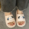 Eva thick sole slippers women's home indoor home outwear non-slip deodorizing filter bathroom bathing stepping on shit cartoon sandals