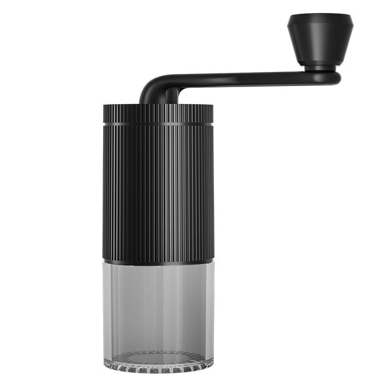 Hand-crank coffee grinder with ceramic burrs, suitable for home use. portable coffee grinder for outdoor use. coffee accessories