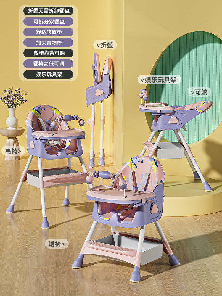 Baby Mobile Eating Children's Baby Dining Chair, Baby Chair Dining Table Chair Baby Dining Chair Eating Seat Plastic