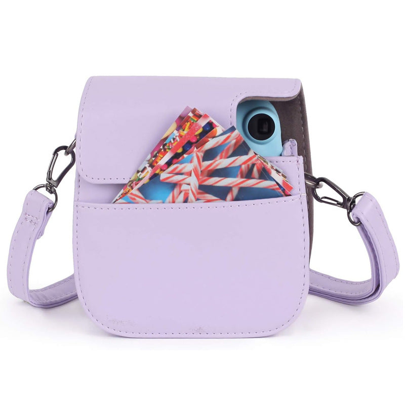 Cross-border hot-selling is suitable for Mini11 Polaroid bag PU leather material camera bag manufacturer customization
