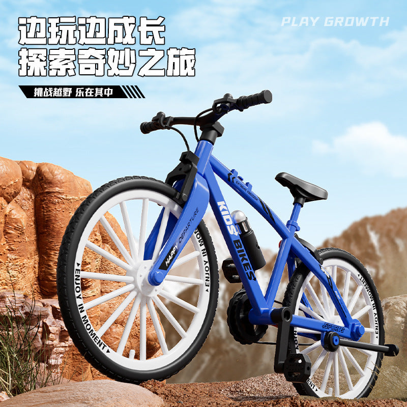 simulation bicycle model toy car competition extreme mountain off-road bicycle creative decoration ornaments wholesale