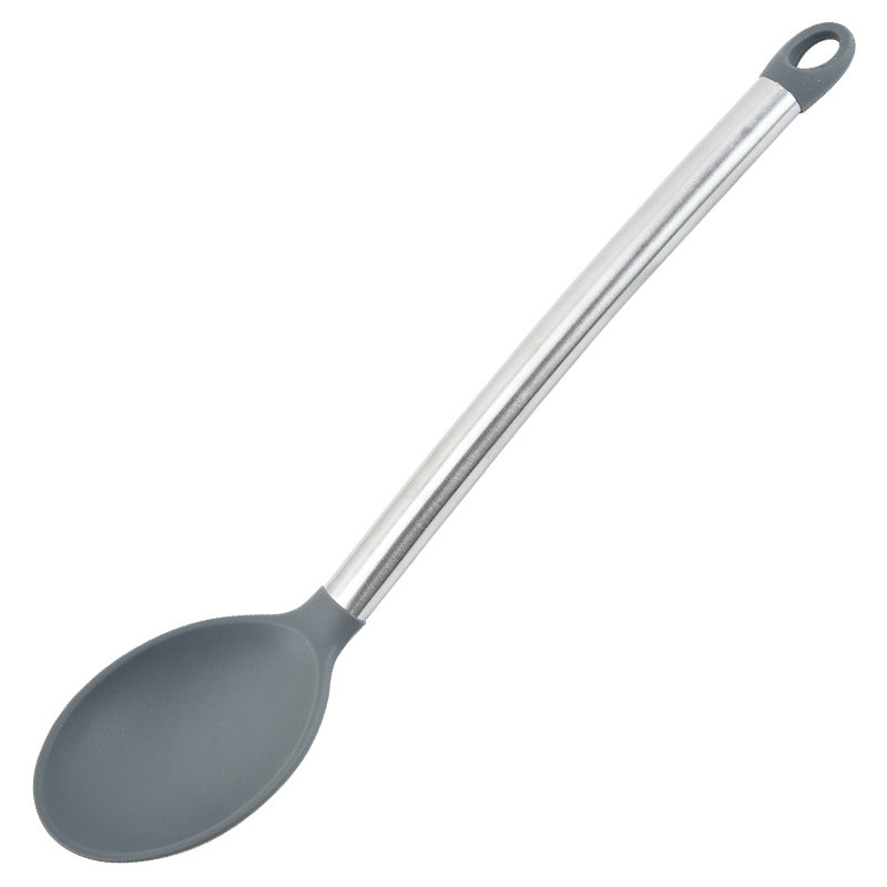 Cross-border, silicone kitchen utensils full set of baking cooking non-stick pans, household kitchen tools spoon shovel set 10-piece set