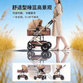 Lightweight baby stroller - four seasons, two-way, foldable bassinet, newborn pram, shock absorption, wholesale from manufacturer, portable