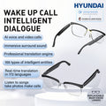 Modern sg21pro bluetooth smart ai glasses simultaneous interpretation 144 languages real-time wireless translation headset