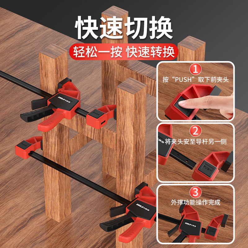 Professional grade woodworking clip quick F clip tool clip wooden board clip export fast woodworking clip holder  product
