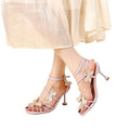 Versatile and chic: 2025 summer collection women's roman sandals - perfect for work and play. elegant stiletto heels to pair with any dress