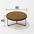Large iron coffee table