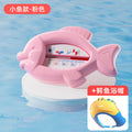 Pink fish model-water thermometer + crocodile shower cap