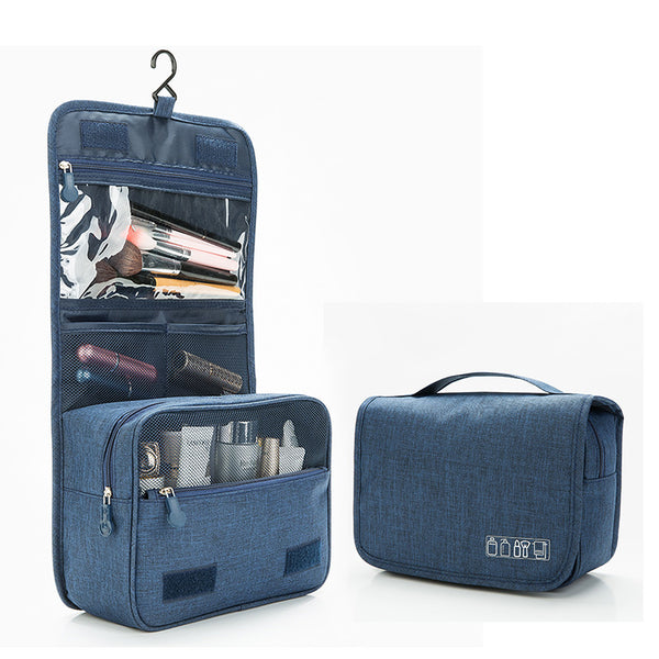 Beilian travel portable cosmetic bag business trip skin care product storage bag wholesale portable hook dry and wet separation toilet bag