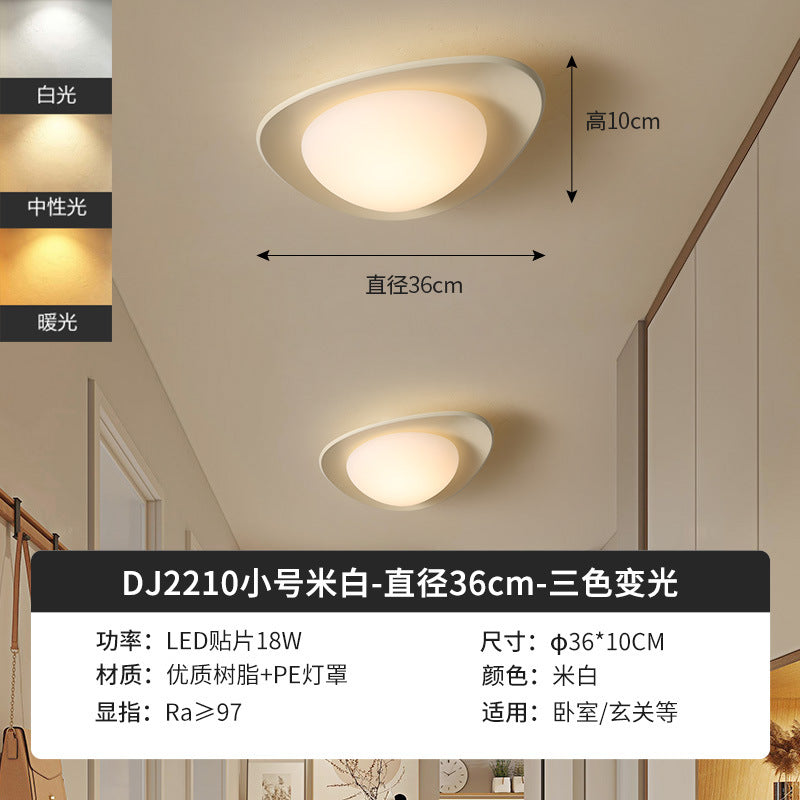 Full spectrum eye protection pebble cream wind bedroom ceiling light master bedroom room lighting creative children's room eye protection light