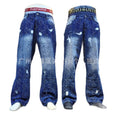 Men jeans high street trendy brand loose cross croomenjeans pants wholesale wholesale