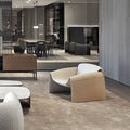 Crab chair designer style irregular single sofa chair - living room balcony leisure lazy italian minimalist seating