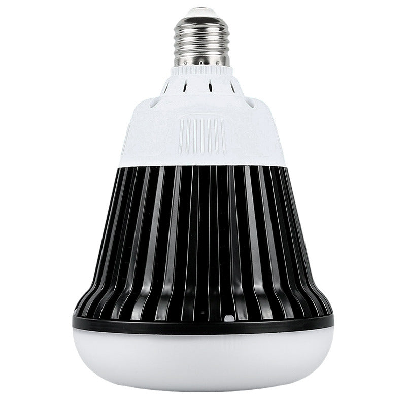 LED high power light bulb gold pier pier black aluminum fin ball bulb factory warehouse permanent lighting e27 screw light bulb