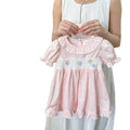 [summer clothing big sale free shipping] baby girl cartoon cotton skirt western style  new korean cartoon dress