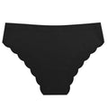 factory wholesale ice silk seamless underwear wavy edge low waist sports fold waist women's nylon briefs pure cotton crotch