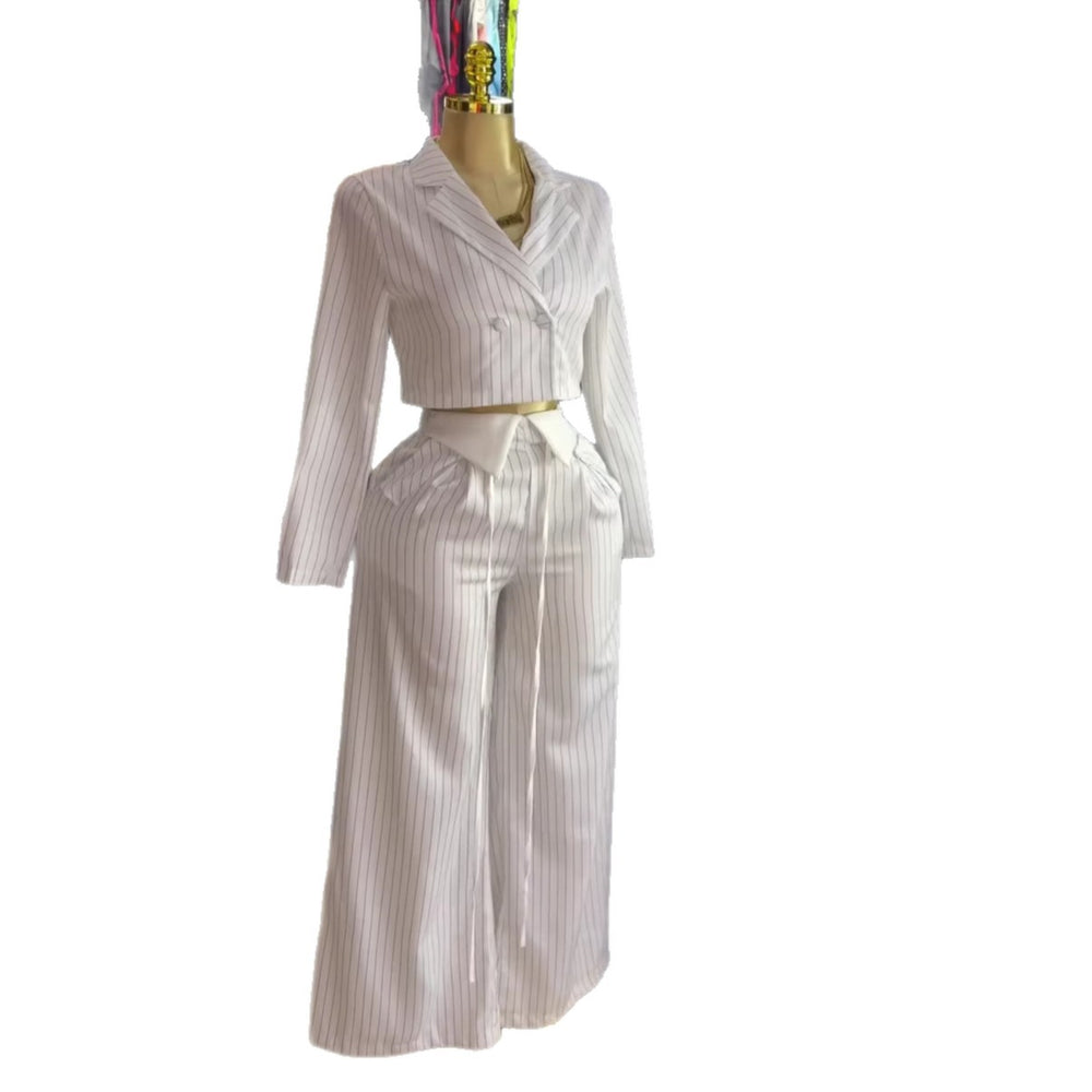 Fashion cross-border women's clothing  spring new arrivalelegantwork clothingshort suit outwearloose pantscasualsuit