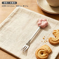 Creative sunflower stainless steel fruit fork desktop decoration ornament ceramic handle spoon exquisite afternoon tea fork wholesale