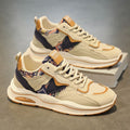 Men's fall/winter 2025 new trendy soft sole athletic casual shoes - men's chunky platform height increasing dad shoes - men's streetwear