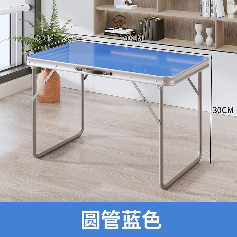 Aluminum alloy night market stall small table portable simple stall barbecue household table and chairs outdoor folding table