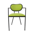Dining chairs - upholstered chairs with armrests - comfortable, ergonomic, high-end design - home use backrest chairs